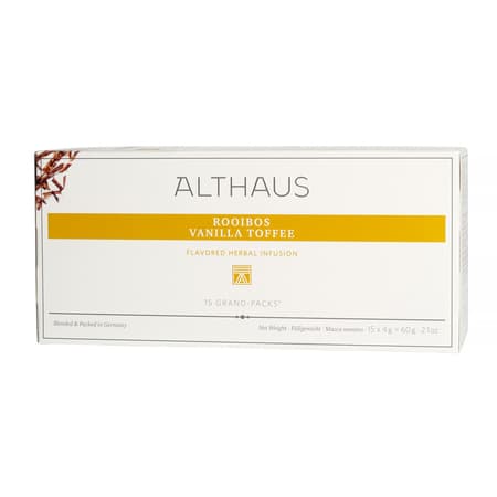 Althaus - Rooibos Vanilla Toffee Grand Pack - Te 15 store poser