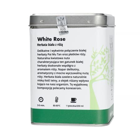 Long Man Tea - White Rose - Løs te - Dåse 100g