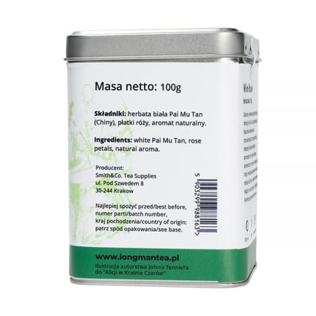 Long Man Tea - White Rose - Løs te - Dåse 100g