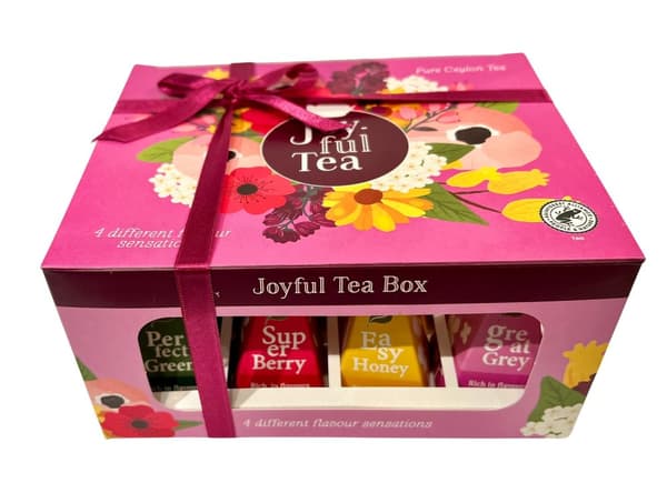 Tebox Joyfull Presentask 12st tepåsar