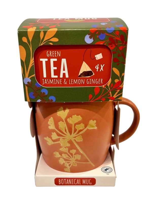 Mugg med te Höst Botanical