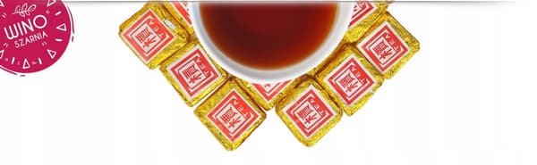 Puristettu punainen tee PU ERH TUOCHA GOLD square 100g puerh