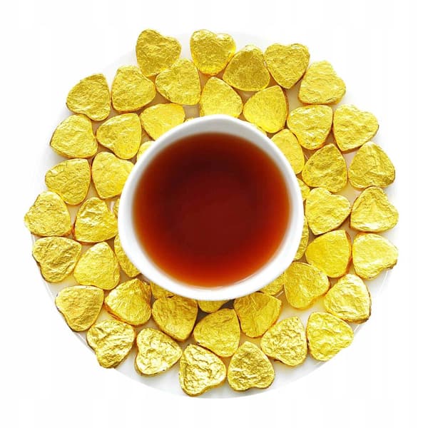 Puristettu punainen tee PU ERH TUOCHA GOLD Hearts 100g puerh