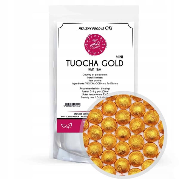 Rött te PU ERH TUOCHA GOLD MINI - 1kg pressat löst blad