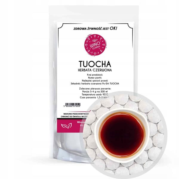 Presset rød te PU ERH TUOCHA 100g puerh