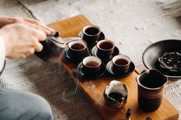 Rött pressat te PU ERH TUOCHA Grönt 50g puerh