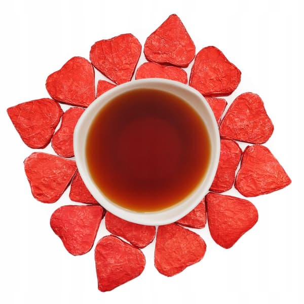Presset rød puerh te TUOCHA Serca Czerwone - 1 kg
