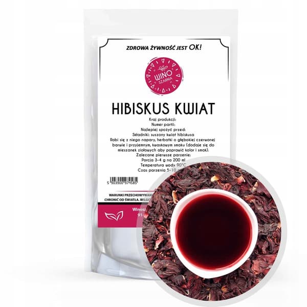 Hibiscus hibiskus blomma 500g 0,5kg MALWA te