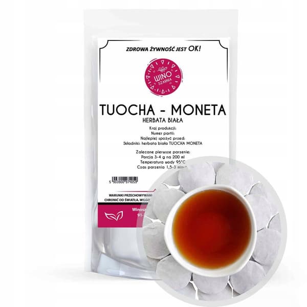 TUOCHA Moneta valkoinen tee - 50g, puristettu