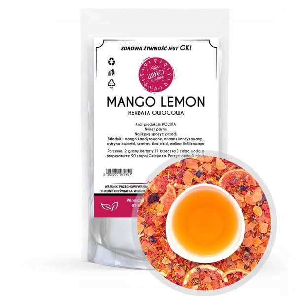 Mango Citron Tango Frugtte - 50g Citron