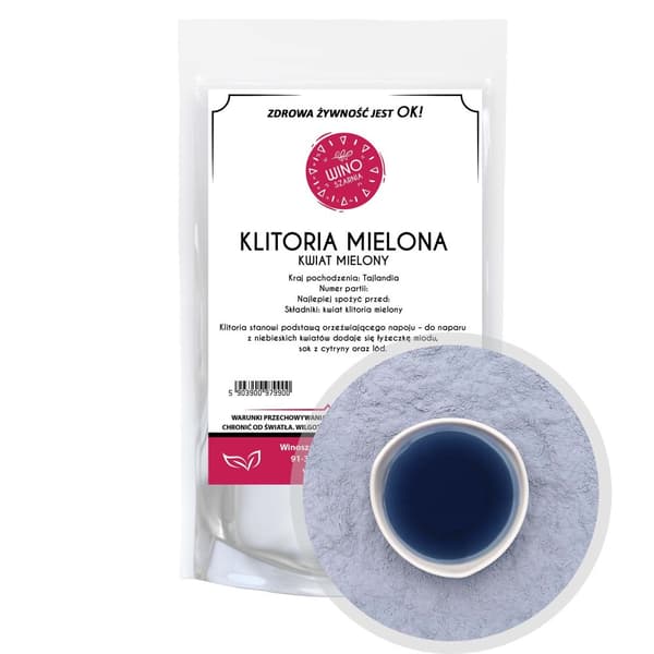 Klitoria Ground Blue Matcha Butterfly Pea 25g Flower Blue Tea