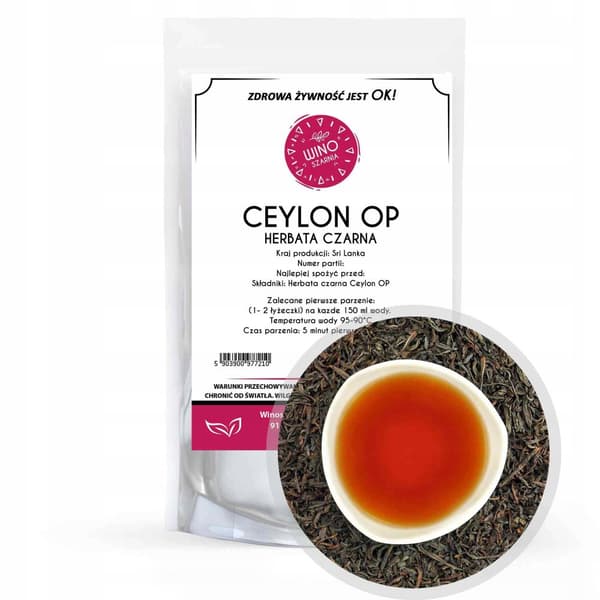 Ceylon OP Sri Lanka musta tee - 500g
