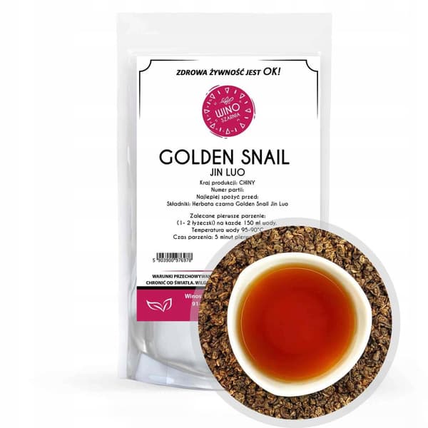 Golden Snail Jin Luo musta tee - 50g