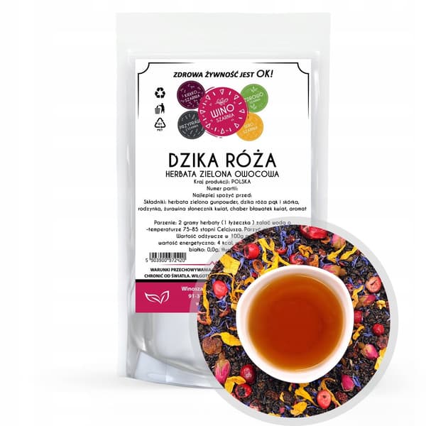 Wild Rose vihreä tee 100g