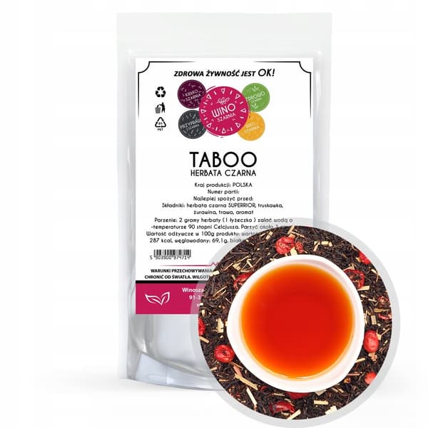 TABU svart te - 100g