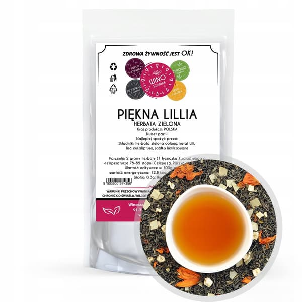 Smuk Lillia grøn te - 100g
