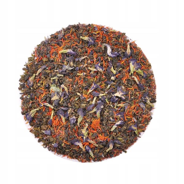 Oolong vihreä tee klitorian kukka ja sahrami 50g