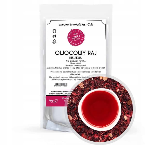 Fruit Paradise Hibiscus Tea - 50g Hibiscus Flower Flavour Blend