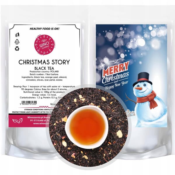 Musta tee Christmas Story - 50g
