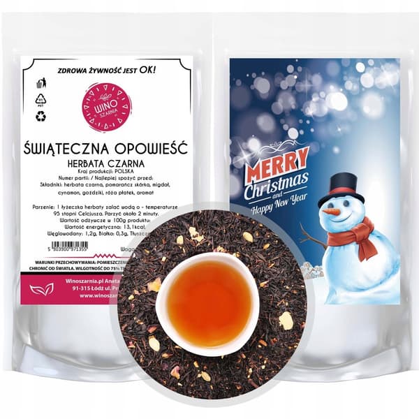 Musta tee Christmas Story - 50g