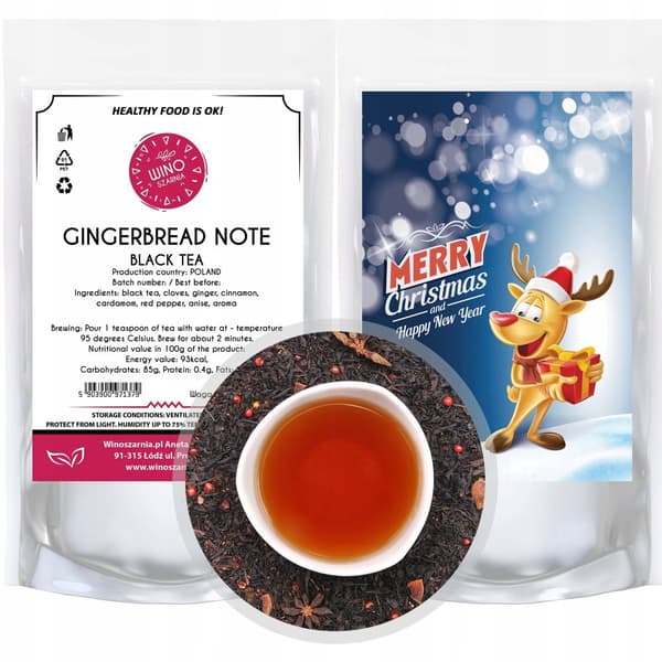 Christmas Gingerbread Note sort te - 50g
