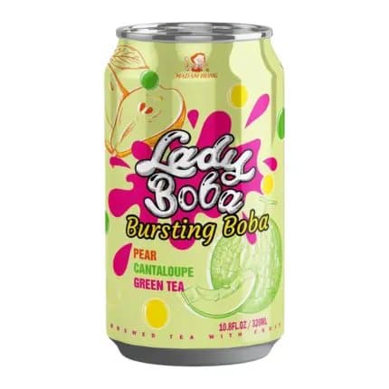 Lady Boba Bubble Tea päärynä-meloni 320ml