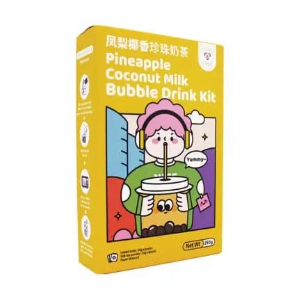 Tokimeki Bubble Tea Kit Ananas-Kookosmaito 255g