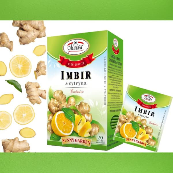 Urte- og frugtte med ingefær og citron med smag 20 breve / MALWA