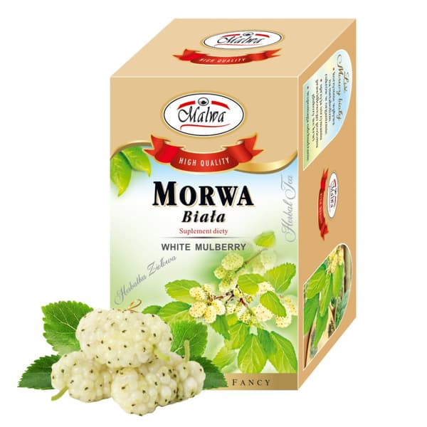 Ravintolisä VALKOINEN MULPERINMARJA Yrttitee 20 pussia / MALWA