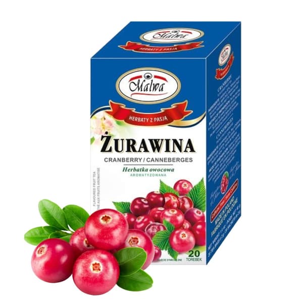 Fruktte Tranbär 20 påsar / MALWA
