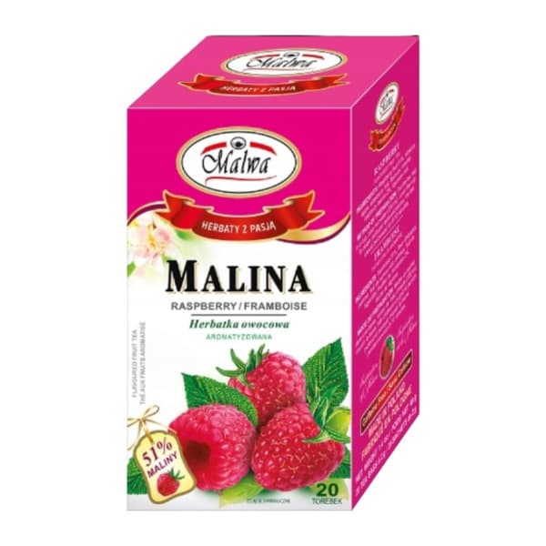 Frugtte HINDBÆR 20 breve / MALWA