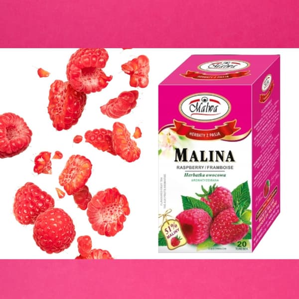 Frugtte HINDBÆR 20 breve / MALWA