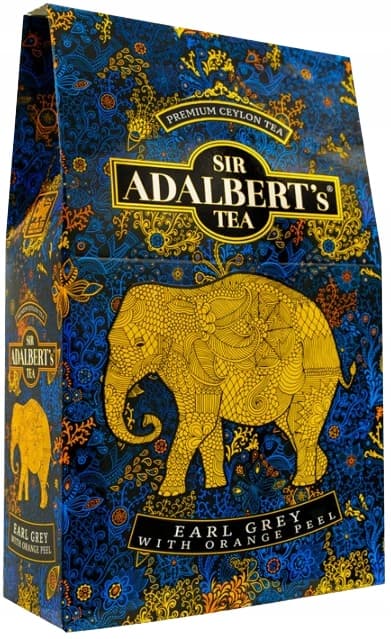 Løsbladet te EARL GREY MED APPELSINSKAL med elefant ADALBERT'S 100 g