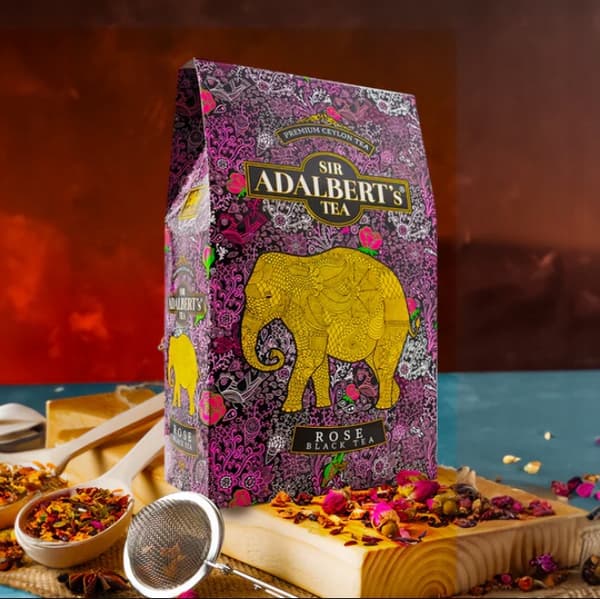 Ceylon musta irtolehtitee RUUSU norsulla ADALBERT'S 100 g