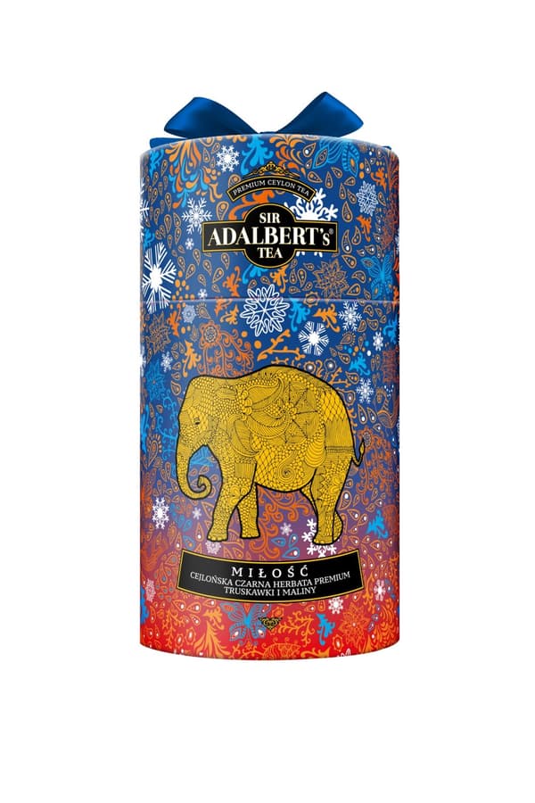 Ceylon musta irtolehtitee LOVE rusetilla ADALBERT'S 80 g