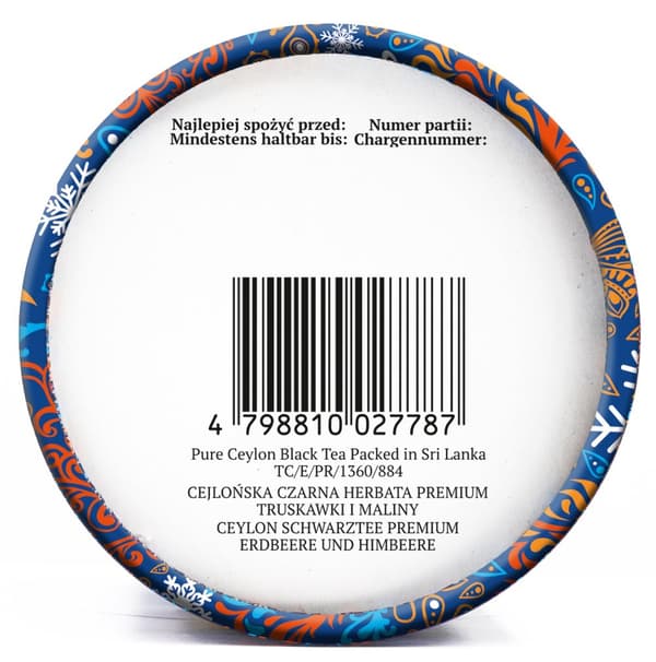 Ceylon musta irtolehtitee LOVE rusetilla ADALBERT'S 80 g