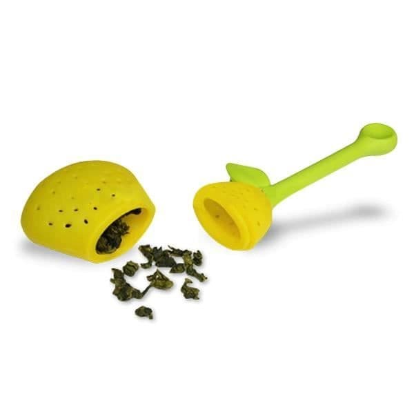 Gult päron stil te infuser heminredning köksredskap
