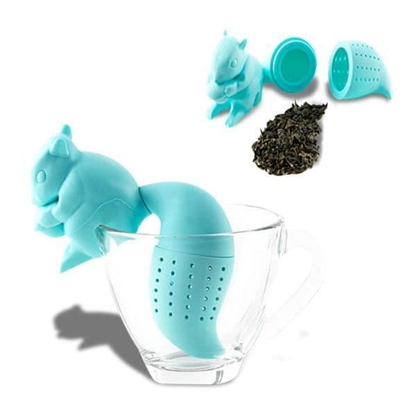 Orange Ball Squirrel Tea Infuser