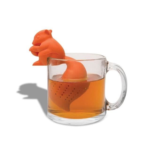 Orange Ball Squirrel Tea Infuser