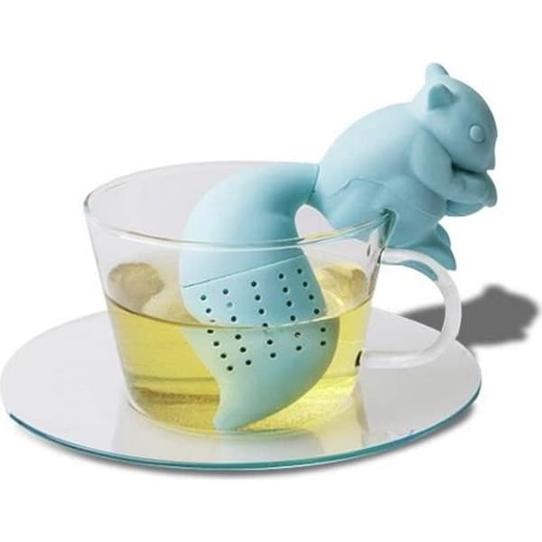 Squirrel brown ball teinfuser * Material: silikon * Mått: 9 x 8 x 3 cm Funktioner: teinfuser Innehåll: 1 teinfuser
