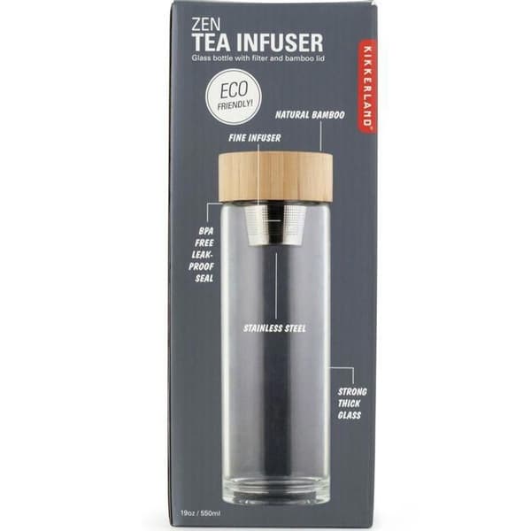 Teinfusionsflaska - Maestro Present - Glas - Transparent - Vuxen - Snygg återfuktning