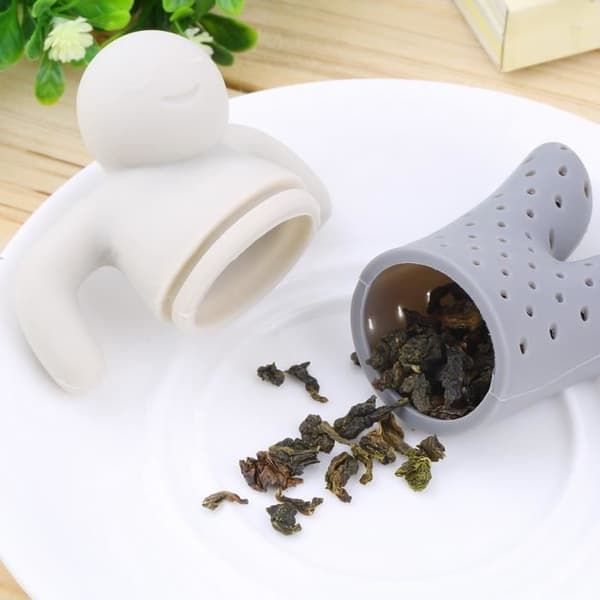 Teesil - Ickefarlig - Silikon - Original infusor - Praktisk - Grå