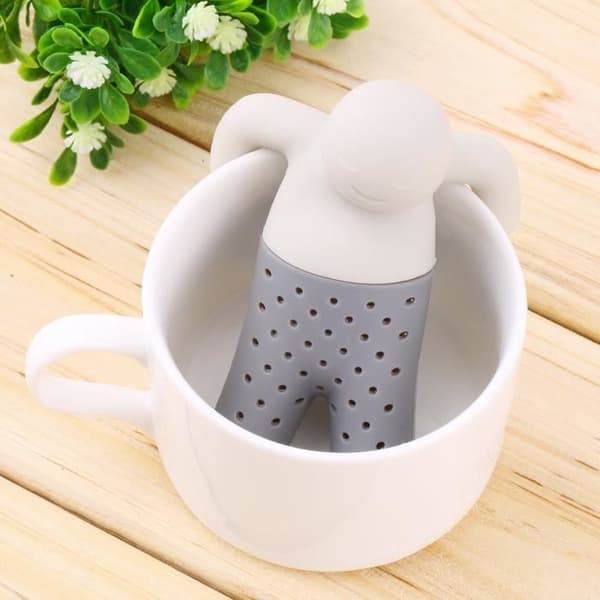 Teesil - Ickefarlig - Silikon - Original infusor - Praktisk - Grå