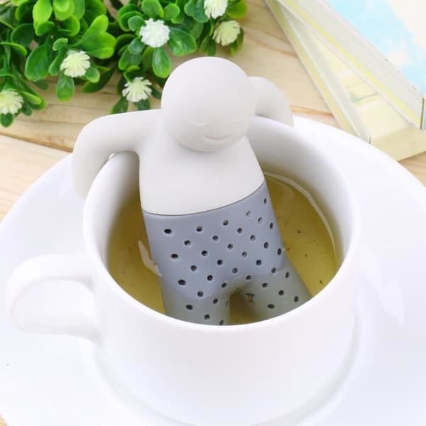 Teesil - Ickefarlig - Silikon - Original infusor - Praktisk - Grå
