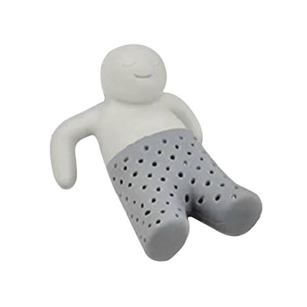 Silikon Ört Infuser Grå Filter Te Sil