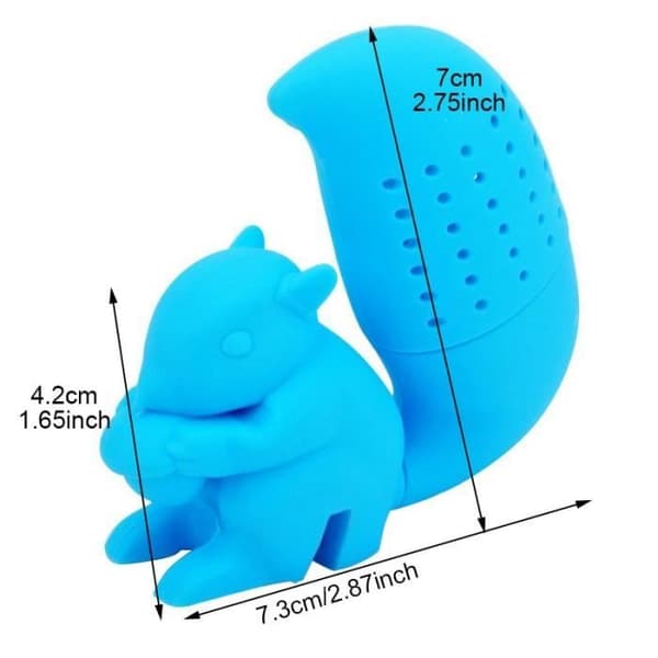 Te-infuser - WULEKUE - Ekorr - Silikon - Orange - 350ml