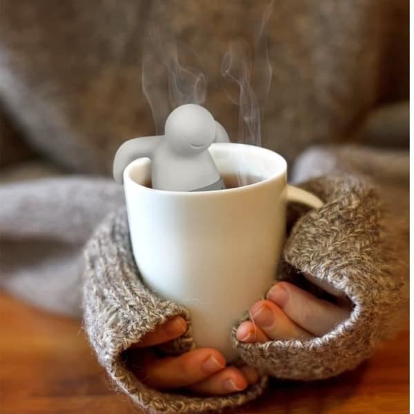 Tea Infuser Infusion Filter Grå tesil