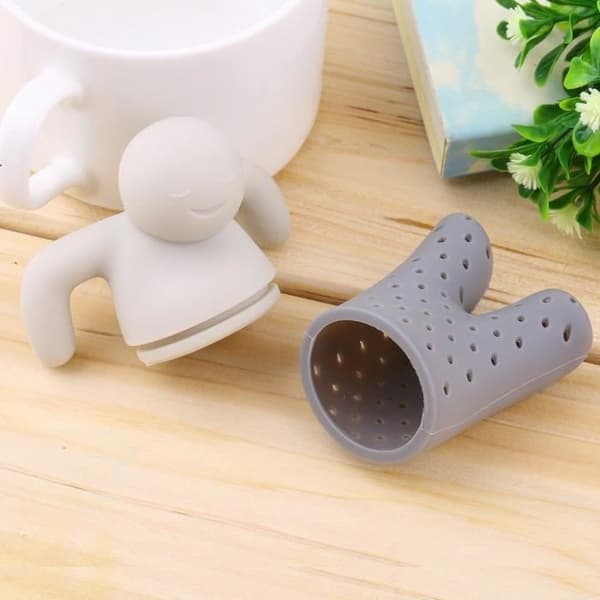 Packa 2 tefilter te-infuserare i 100 % livsmedelsgodkänd silikon utan BPA