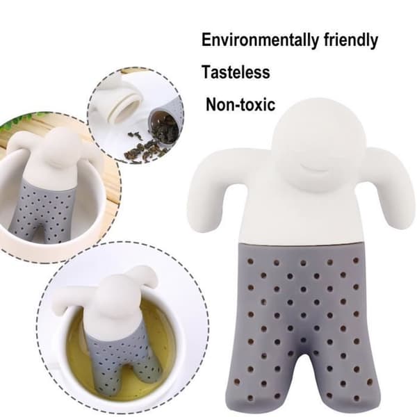 Manformad silikon te-infuserare