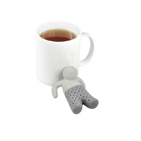 1x Silikon Doll Shape Sil Örtkrydd Te Infuser Filter Diffuser WFR